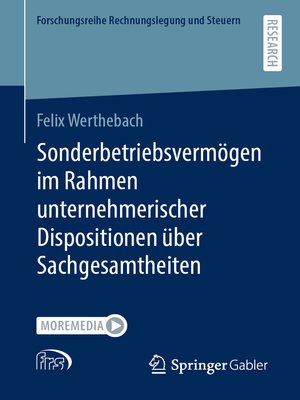 cover image of Sonderbetriebsvermögen im Rahmen unternehmerischer Dispositionen über Sachgesamtheiten
